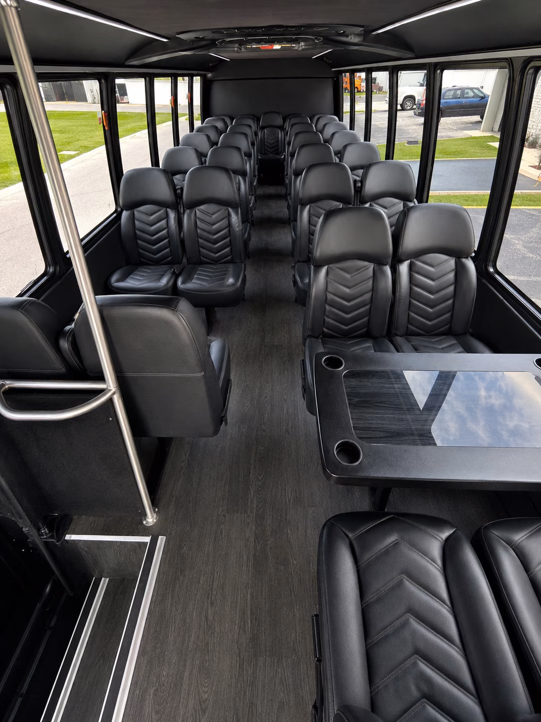 arvada 15 passenger minibus inside