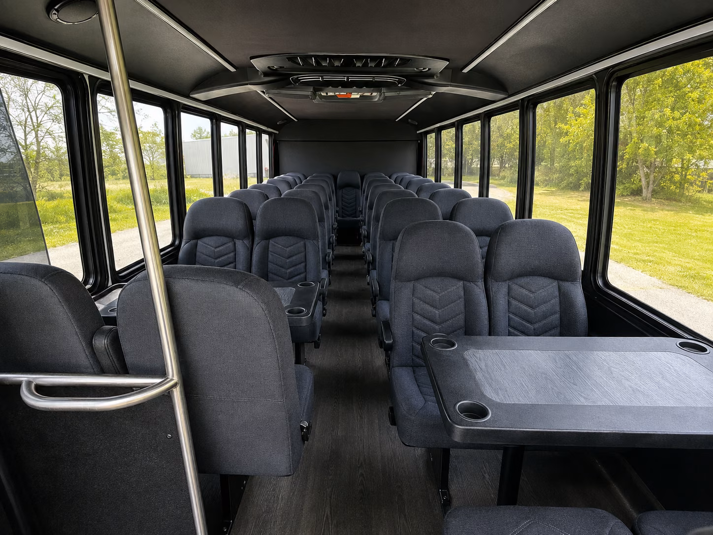 arvada 15 passenger minibus interior