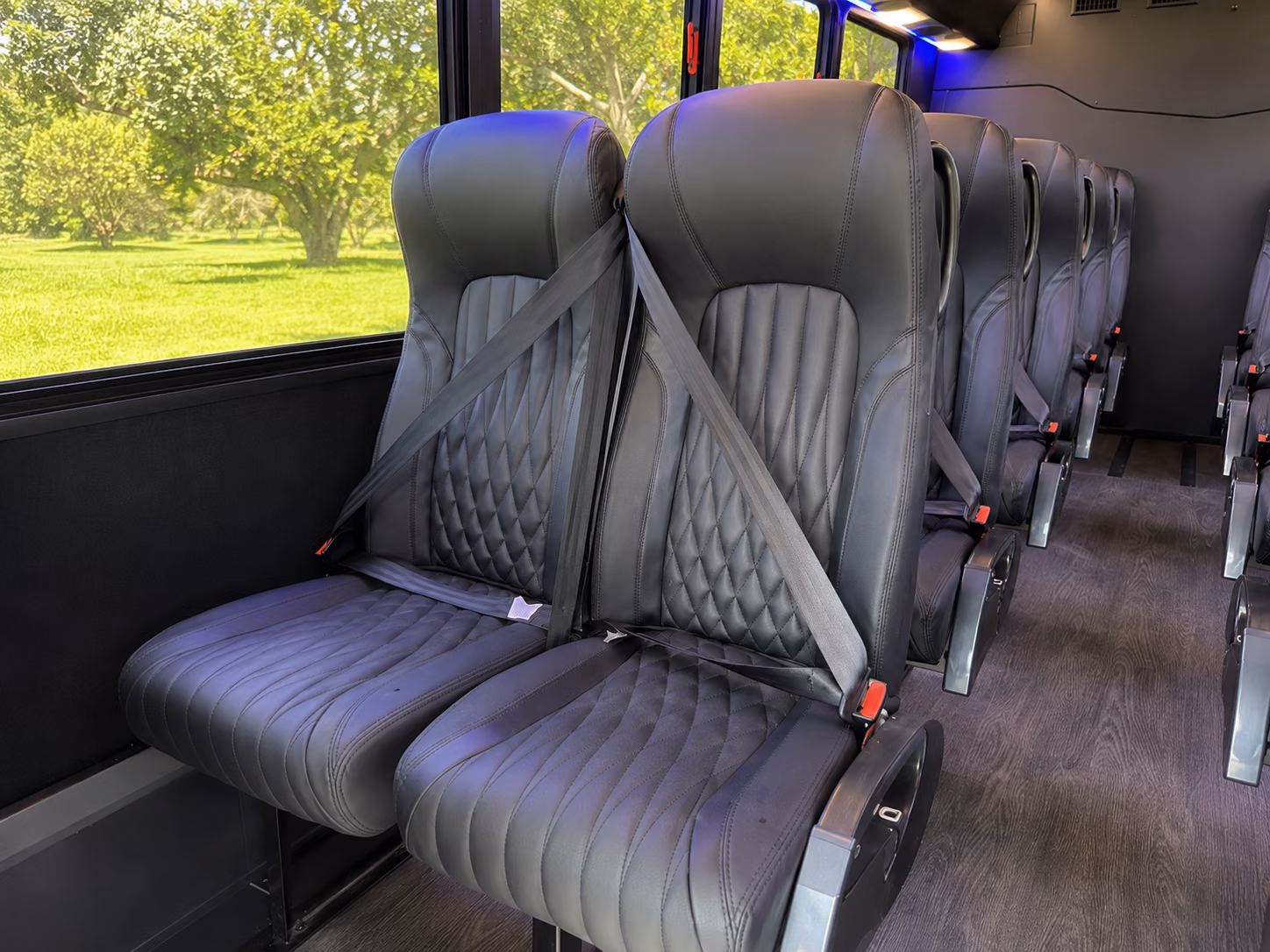 arvada 20 passenger minibus inside
