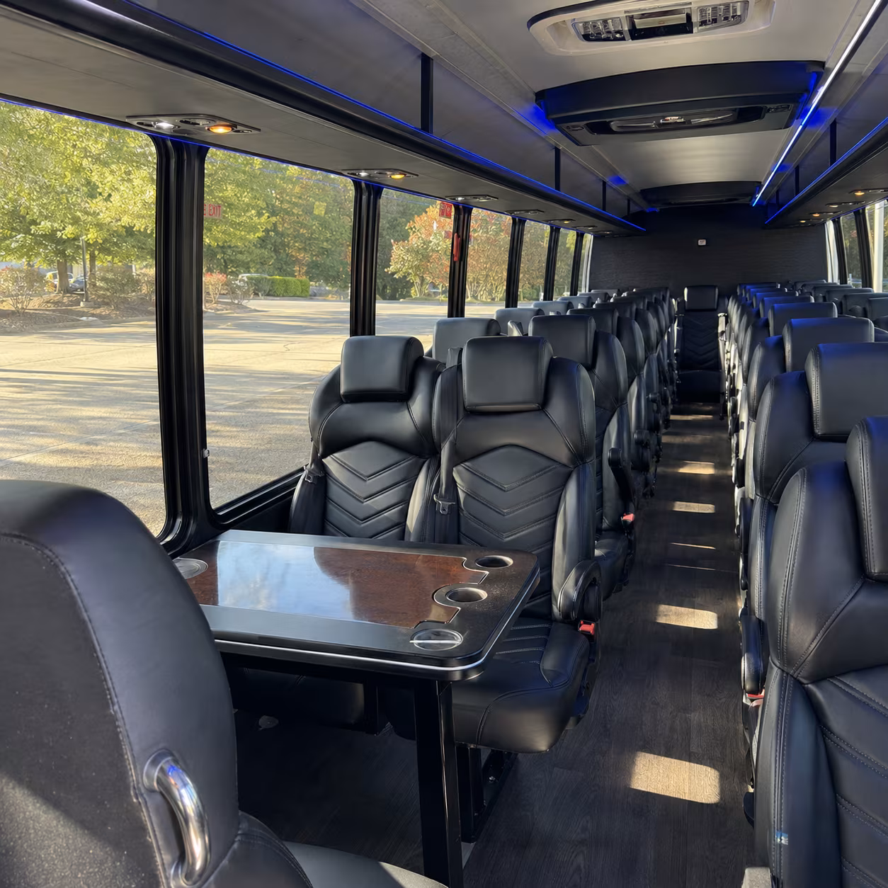 arvada 25 passenger minibus inside