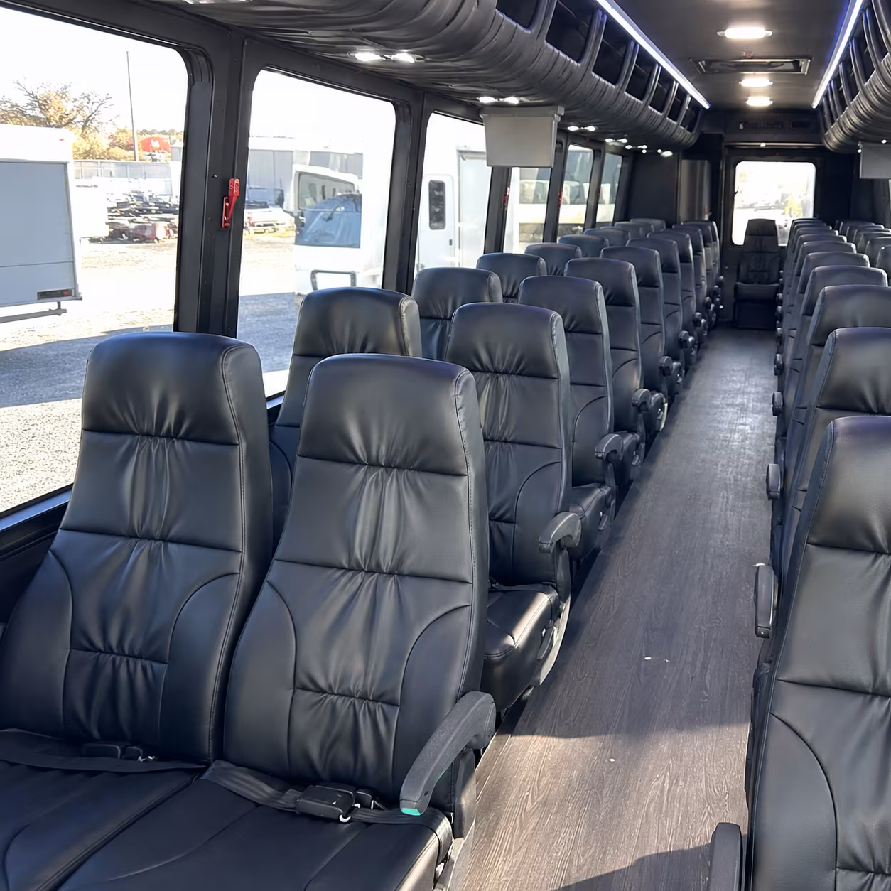 arvada 25 passenger minibus interior