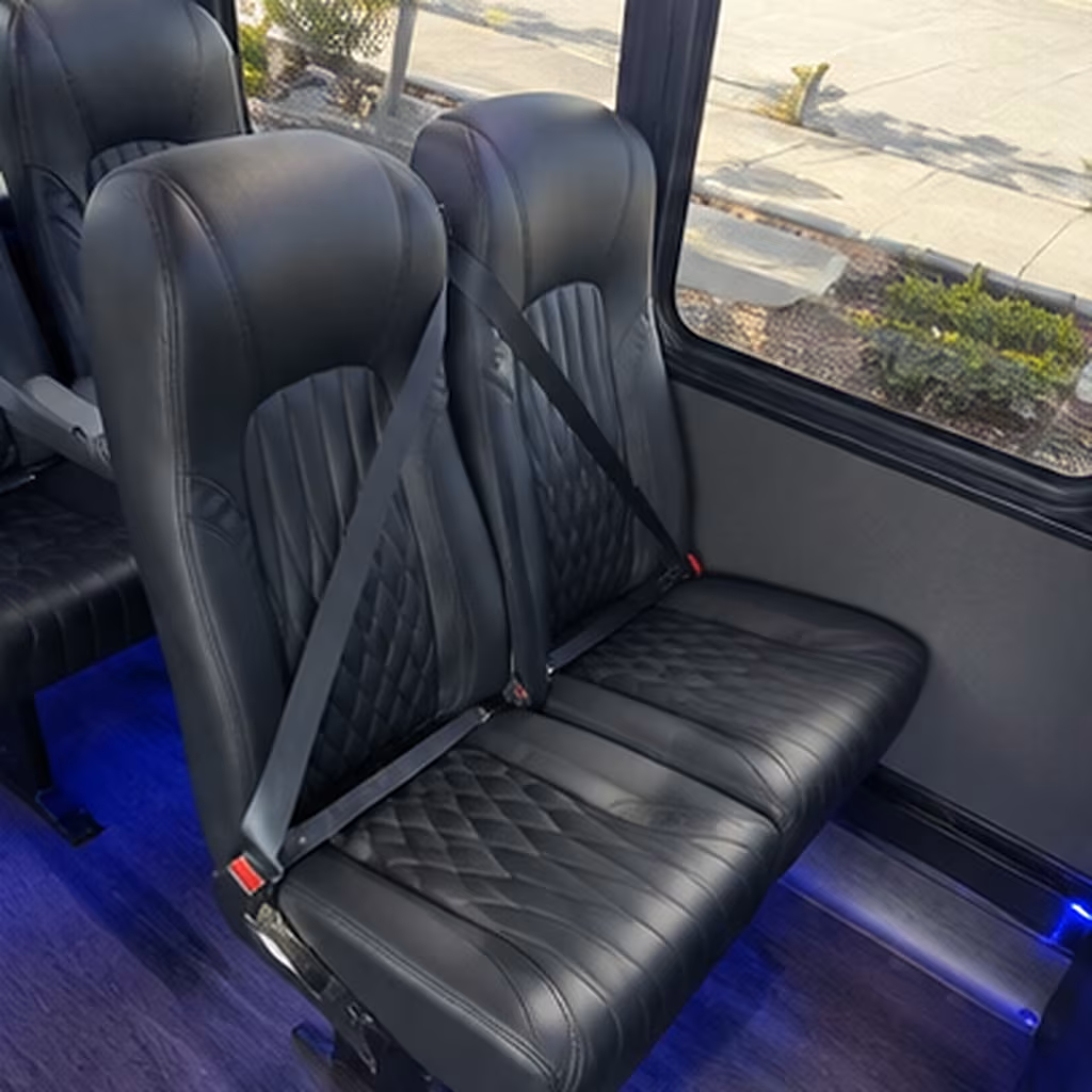arvada 28 passenger minibus inside