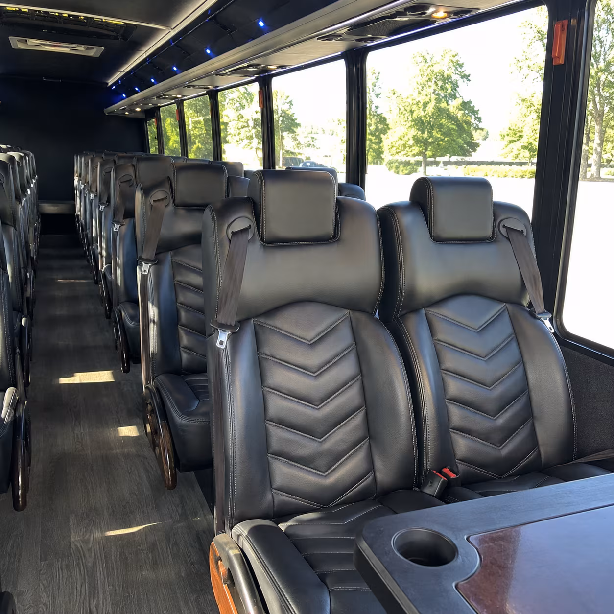 arvada 35 passenger minibus inside